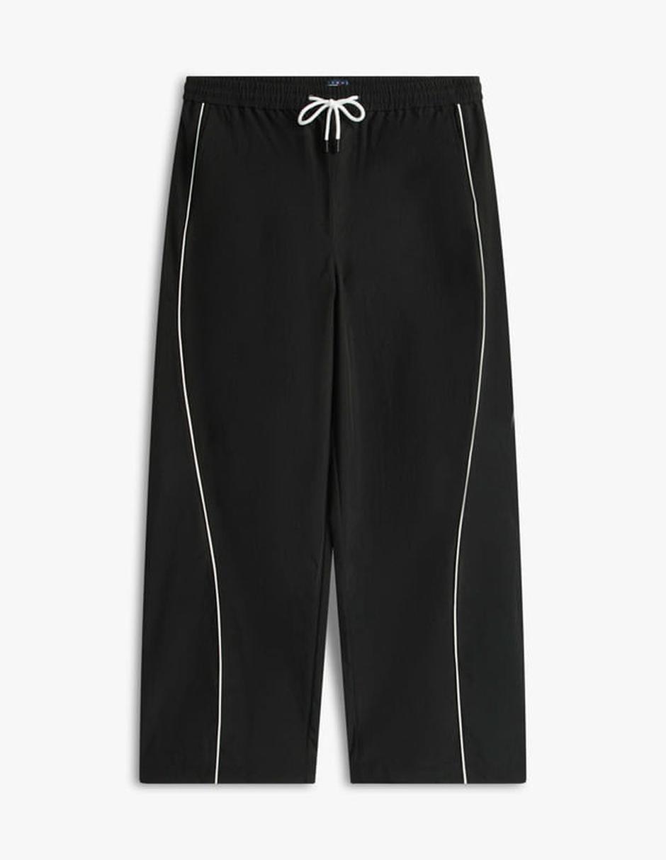 Pants straight con jareta para hombre 2