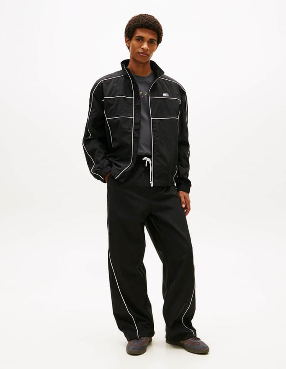 Pants straight con jareta para hombre 4