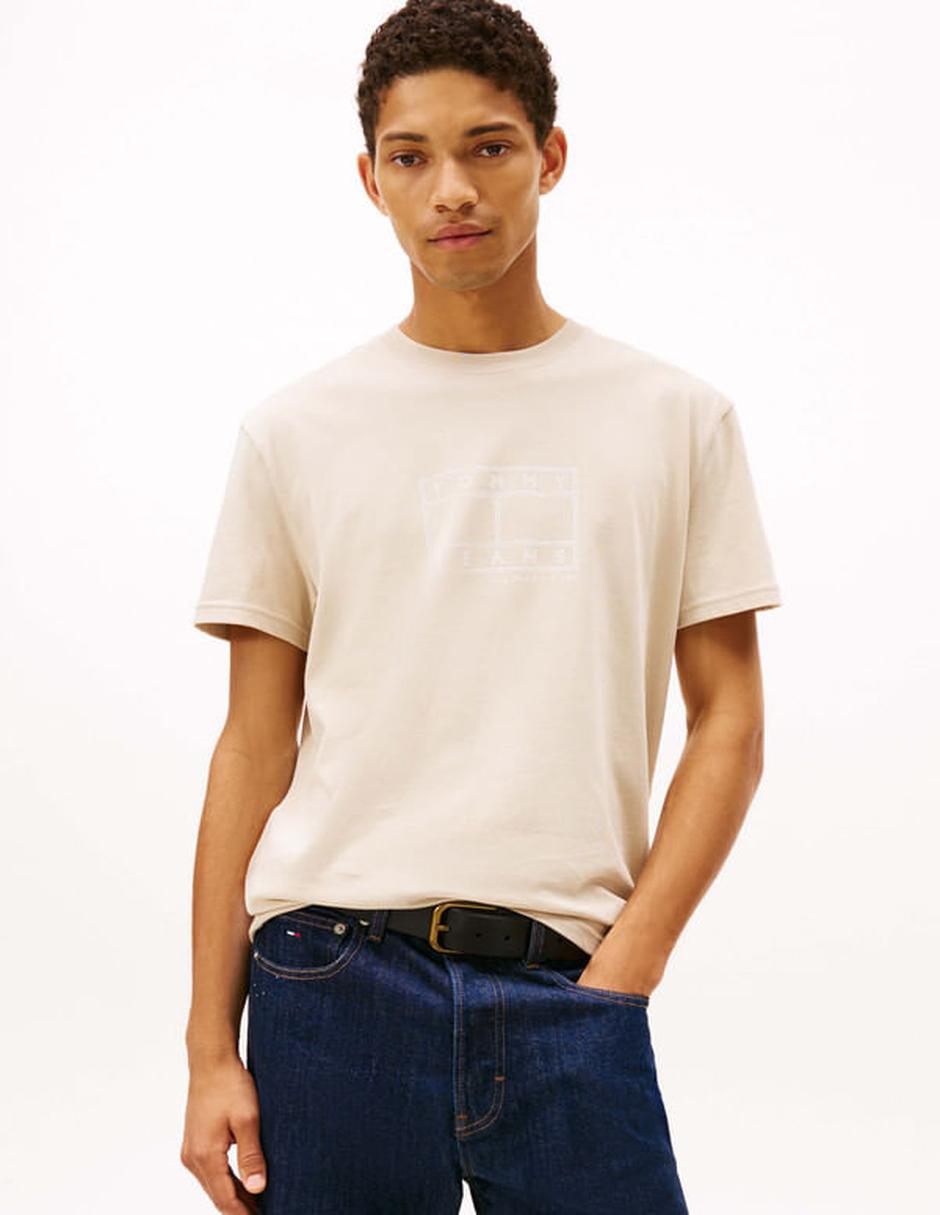 Playera Tommy Jeans cuello redondo para hombre