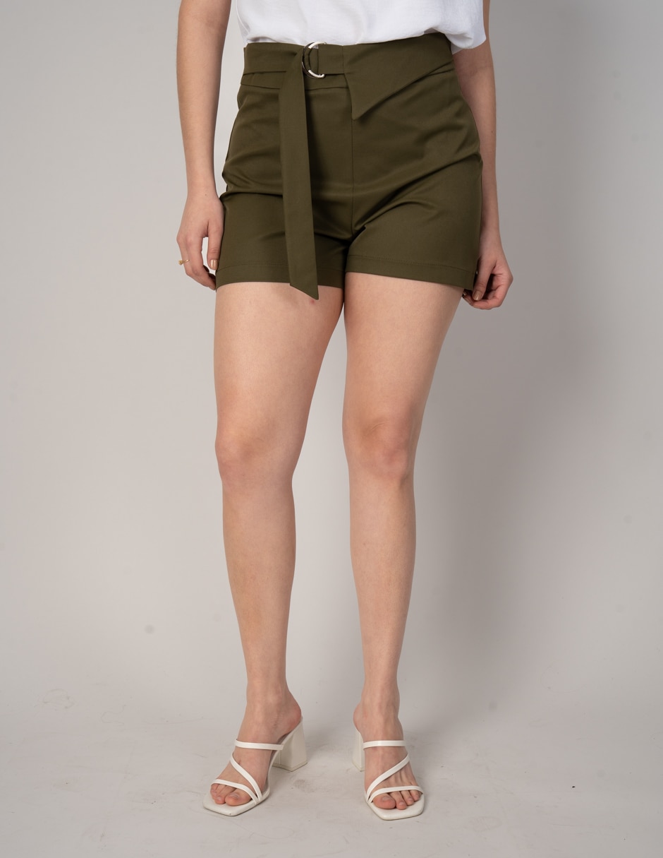 Falda short corto a la cintura