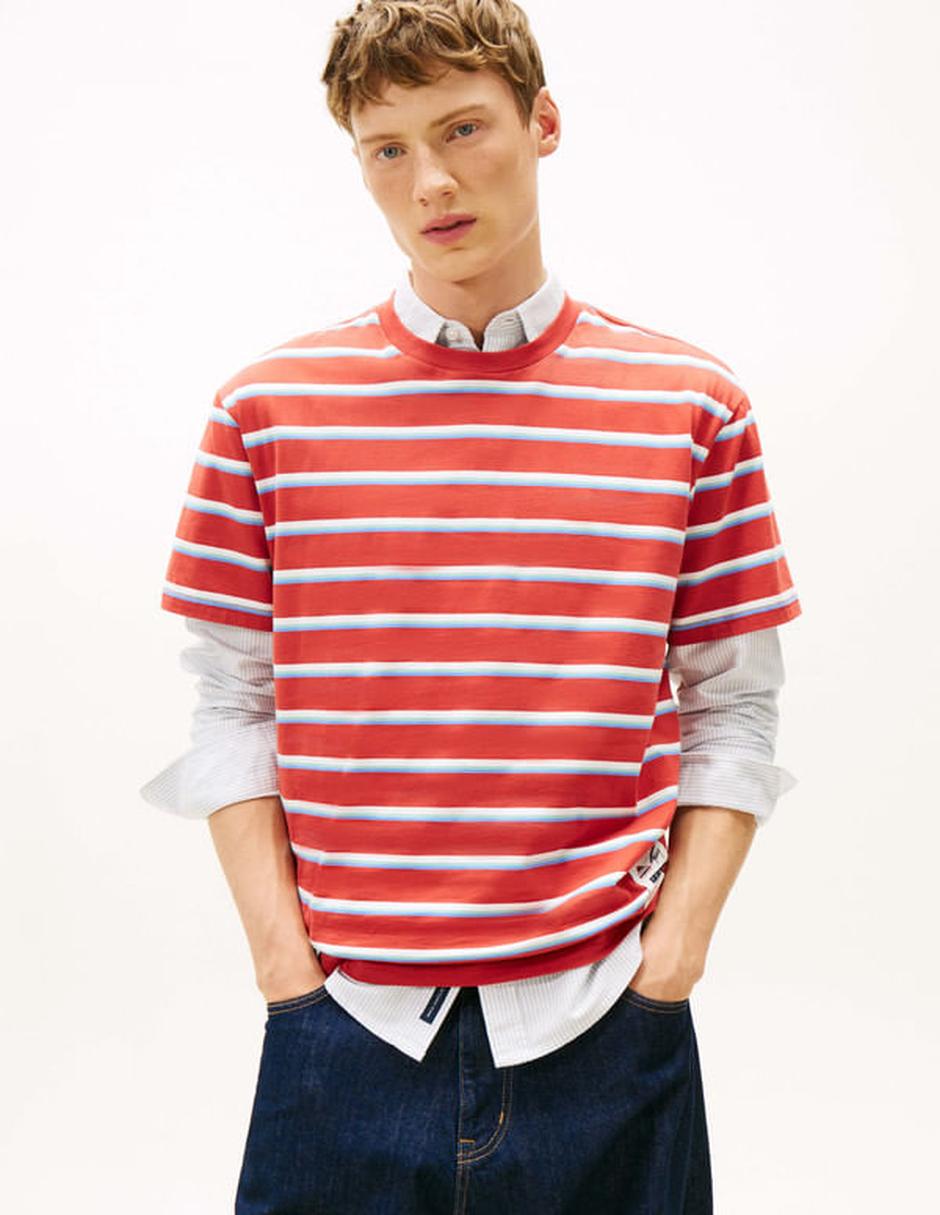 Playera Tommy Jeans cuello redondo para hombre