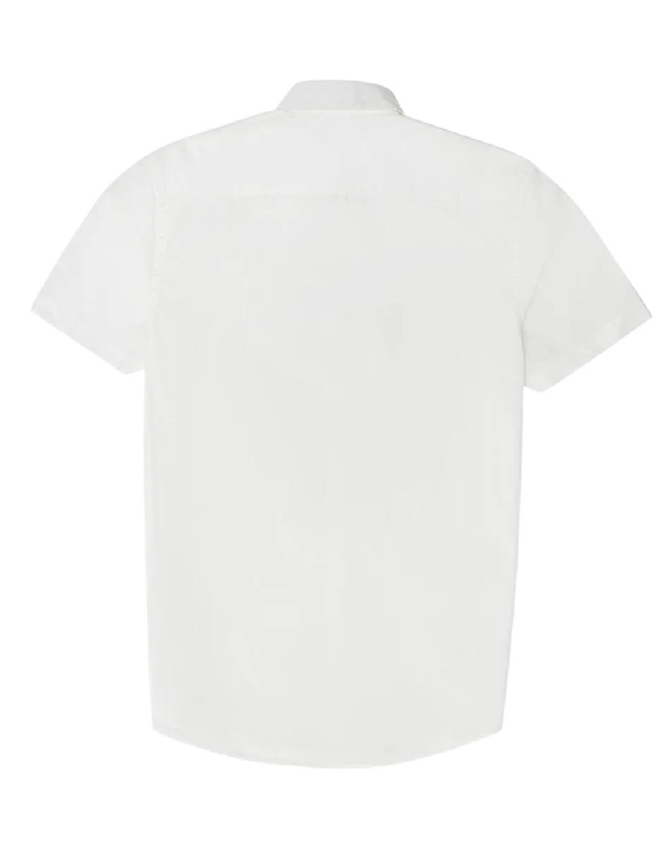 Camisa casual quest q de algodón manga corta para hombre