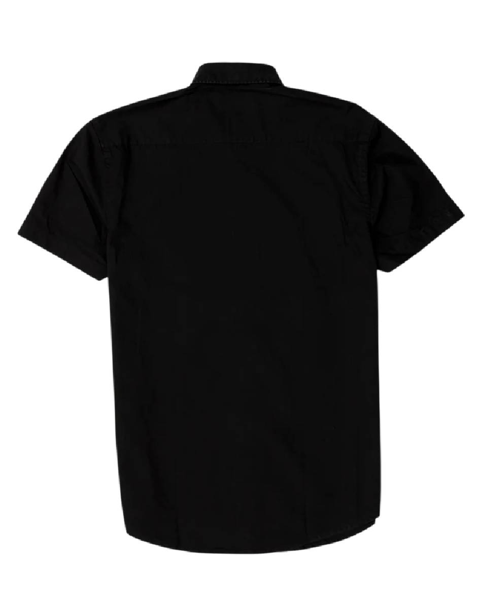 Camisa casual quest q de algodón manga corta para hombre