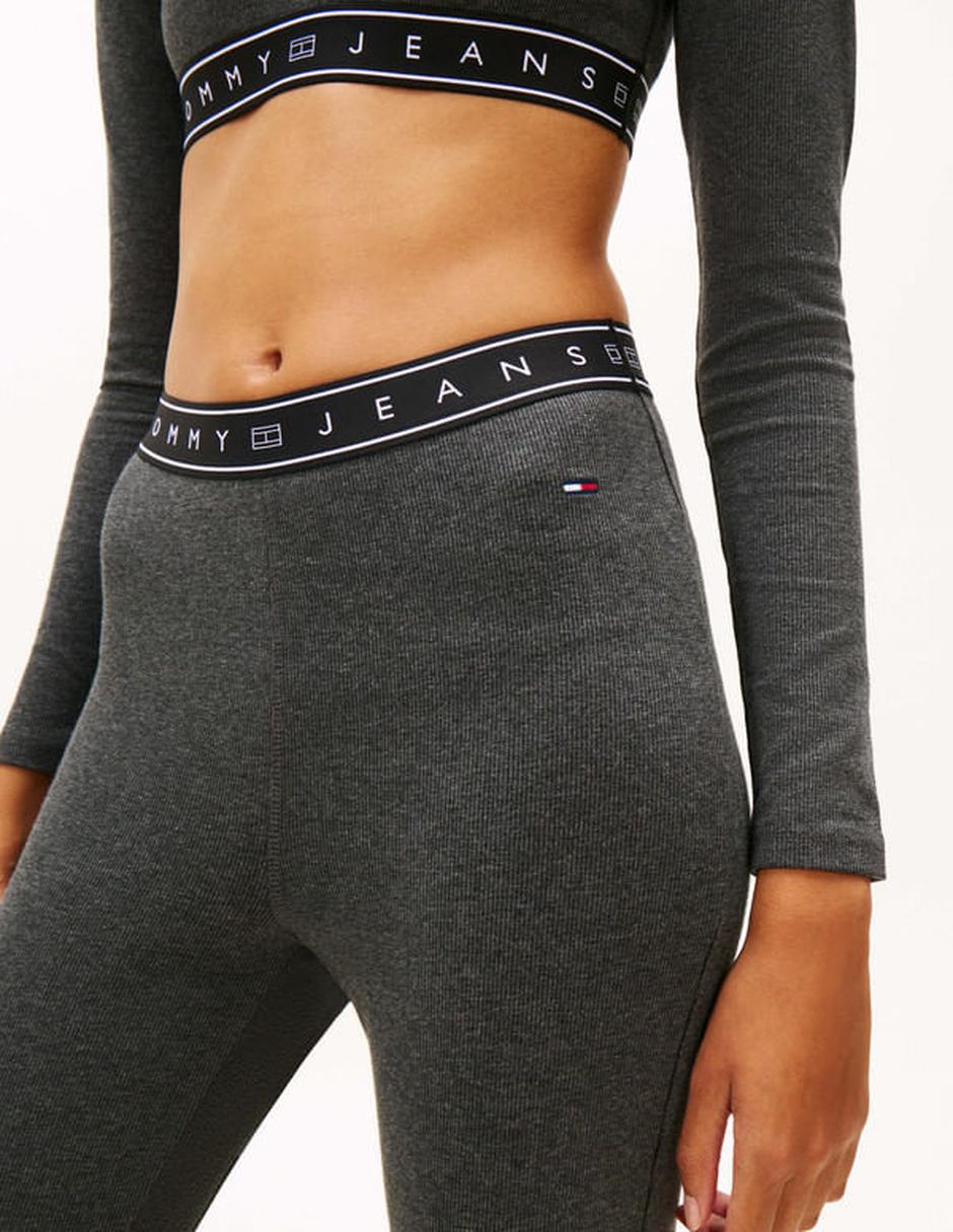 Legging a la cintura alta con elástico para mujer 3