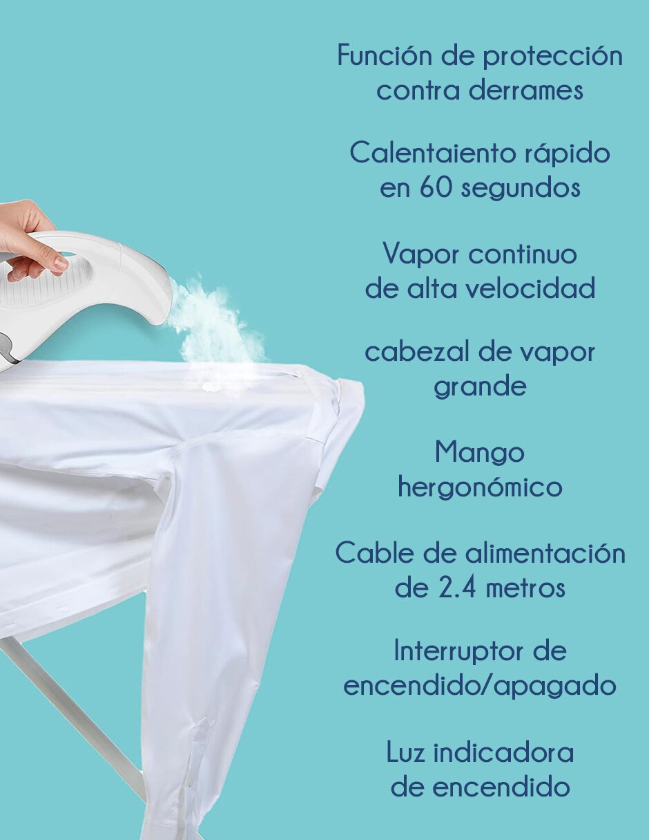 Cepilo de vapor Conair suela antiadherente