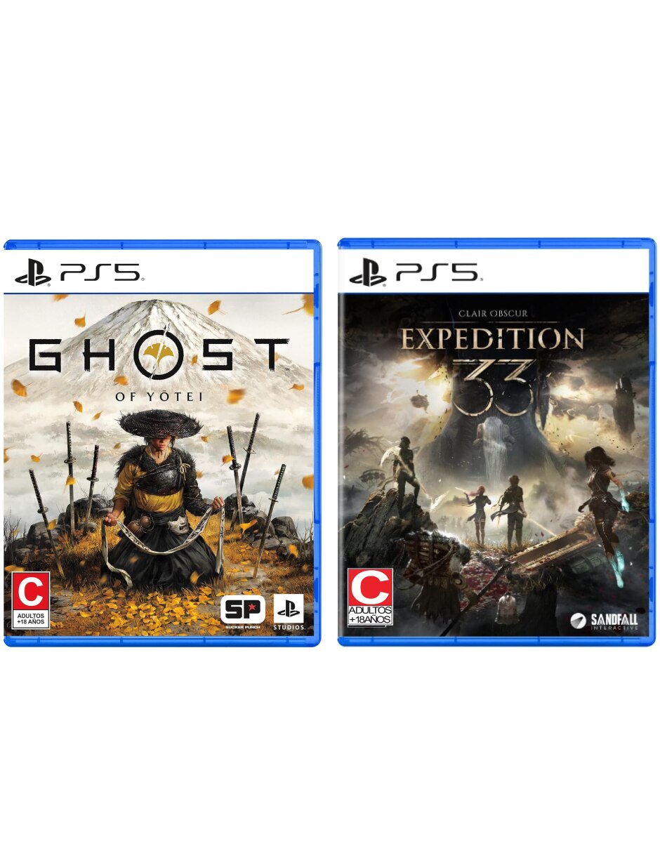 Ghost of Yotei + Clair Obscur: Expedition 33 bundle para PS5