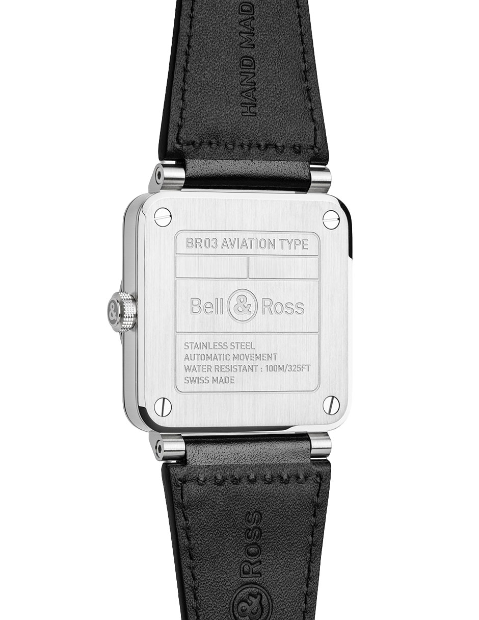 Reloj bell & ross para hombre br03a-gn-st/sca