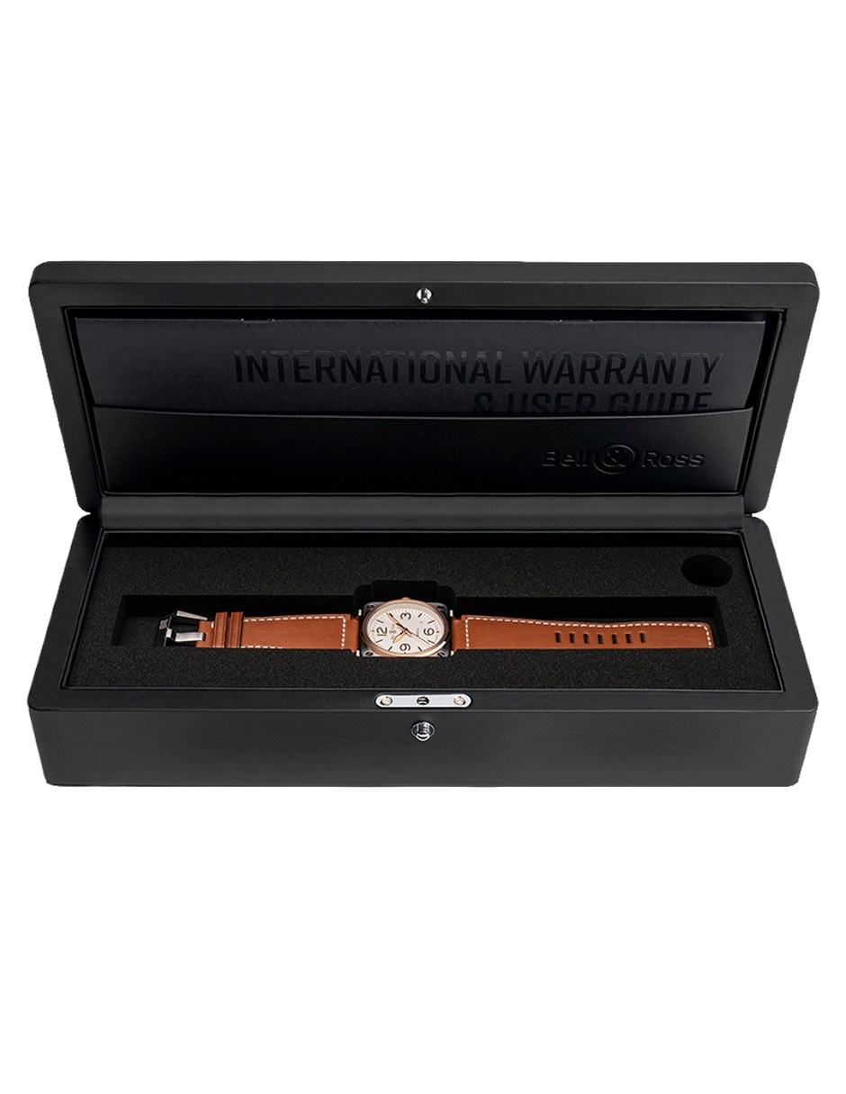 Reloj bell & ross para hombre br03a-wh-stpg/sca