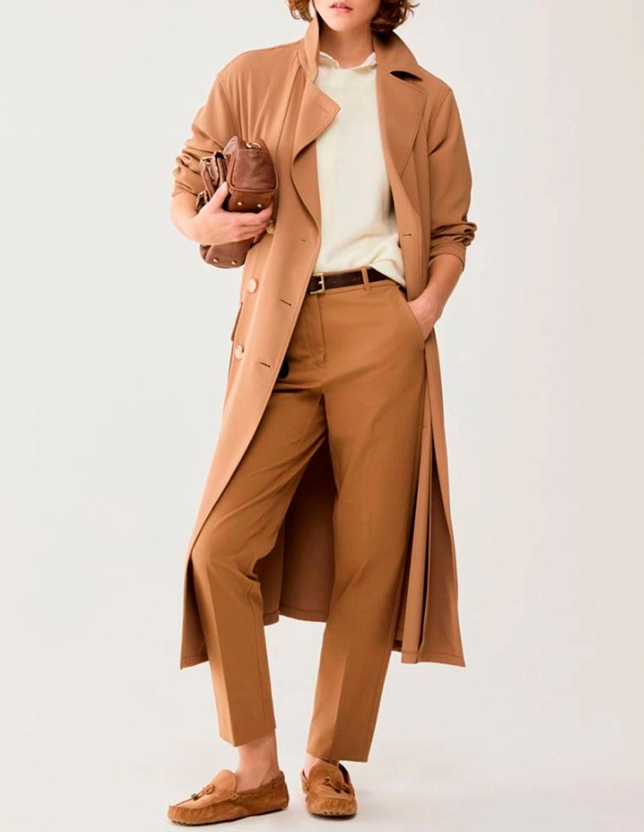 Pantalón de vestir straight para mujer Pantalón de vestir straight para mujer