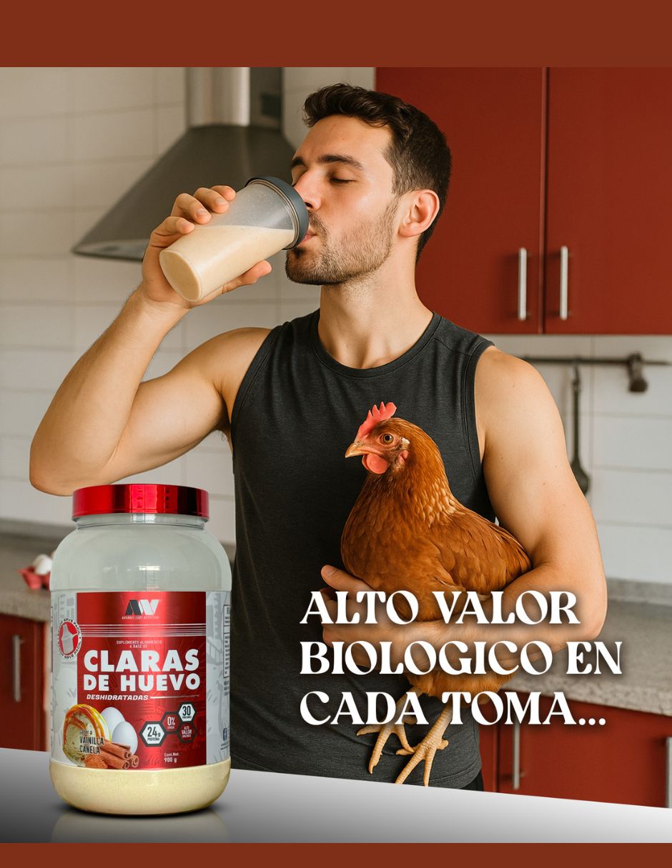 Proteína de claras de huevo en polvo Advance Labs Nutrition sabor choco mazapán