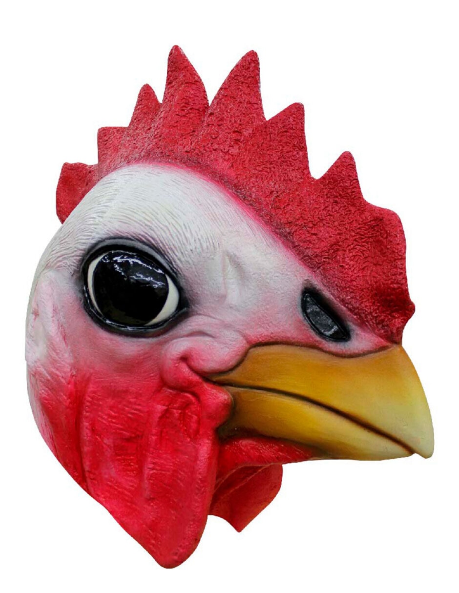 Máscara para disfraz de gallo Ghoulish Productions