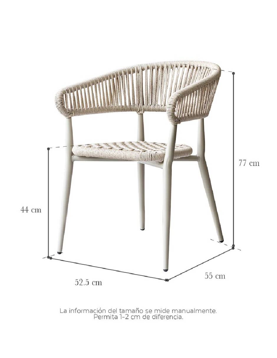 Silla All Chairs de aluminio