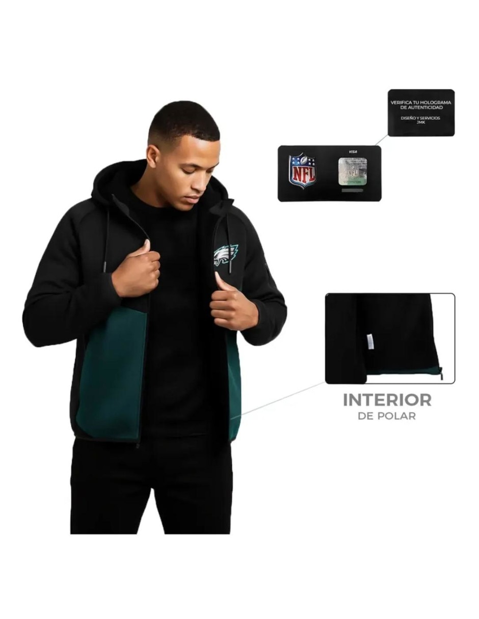 Chamarra casual con capucha para hombre 5