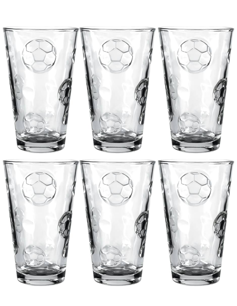 Vaso para agua Libbey de vidrio con 6 piezas