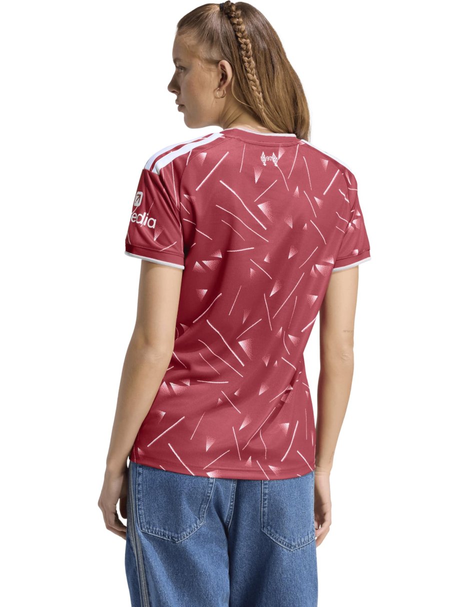 Jersey de liverpool football club local de manga corta adidas para mujer