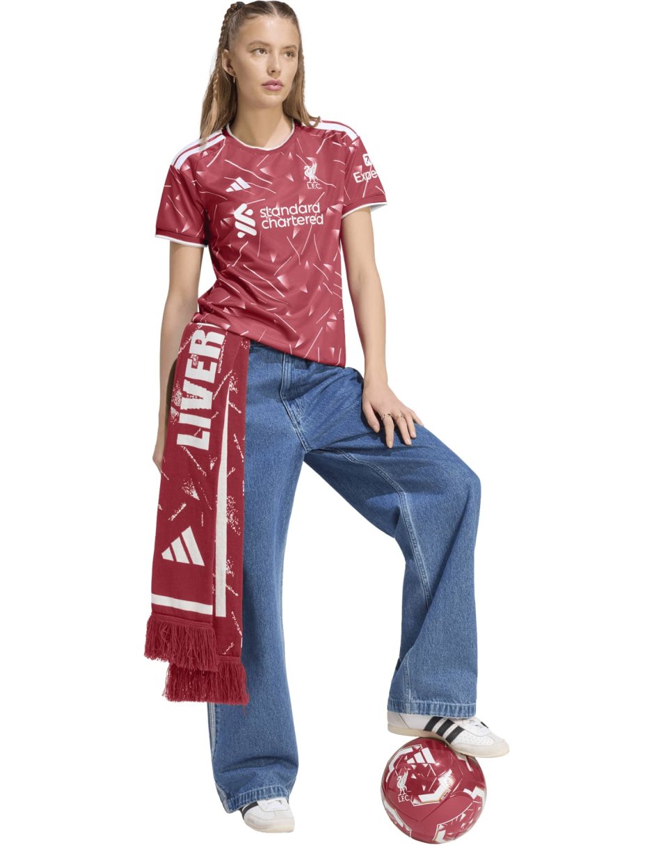 Jersey de liverpool football club local de manga corta adidas para mujer