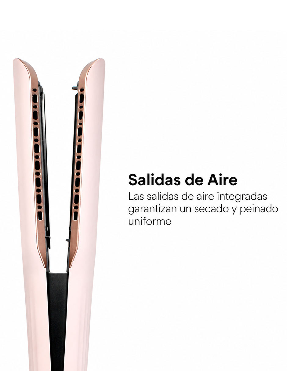 Plancha para cabello con aire Karma Beauty KRM-696132 placas de titanio