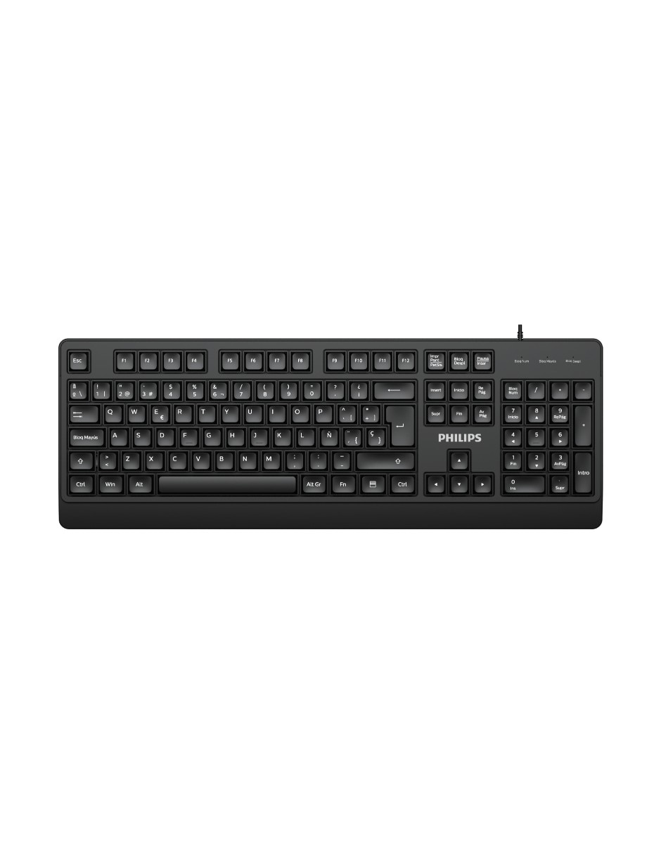 Teclado alámbrica Philips Spk6247b85