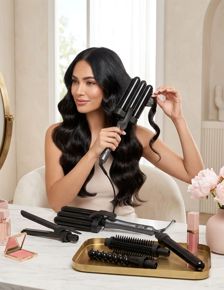 Kit rulos térmicos de cabello Karma Beauty de cerámica