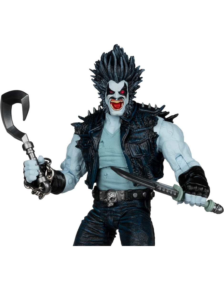Figura de colección artículada dc comics lobo collectors mcfarlane