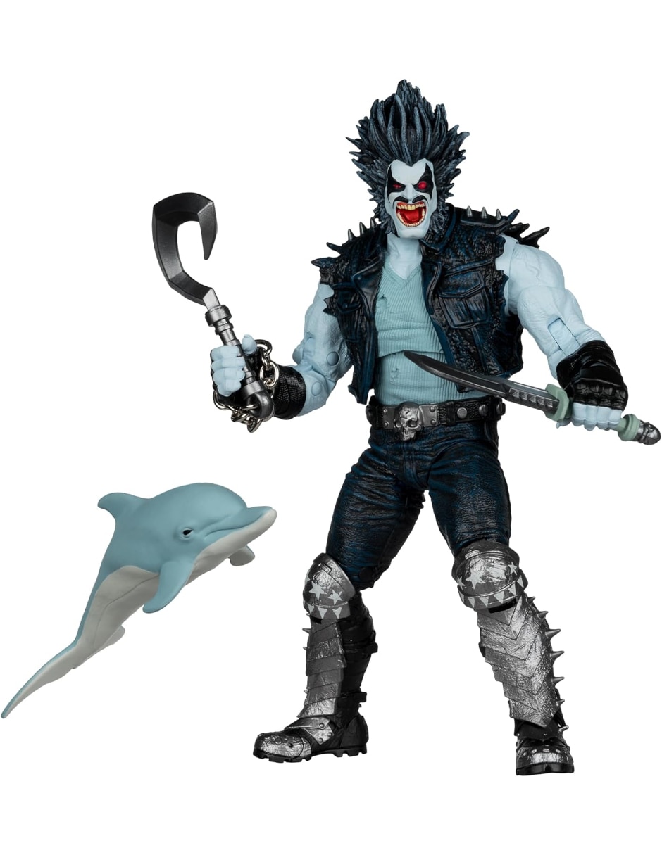Figura de colección artículada dc comics lobo collectors mcfarlane