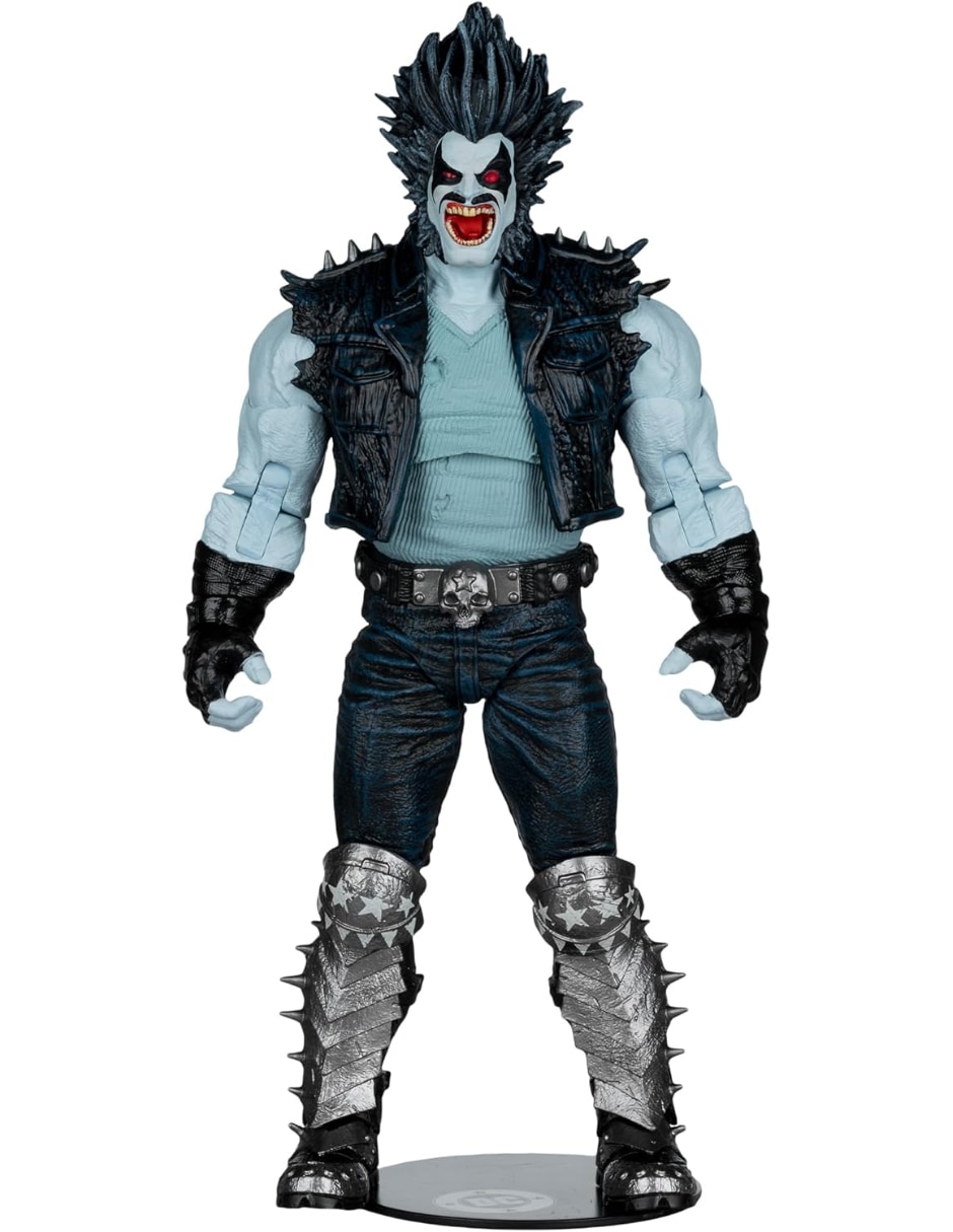 Figura de colección artículada dc comics lobo collectors mcfarlane