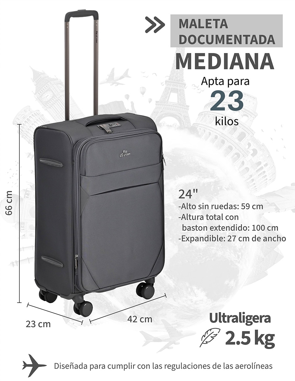 Maleta con ruedas de viaje 4