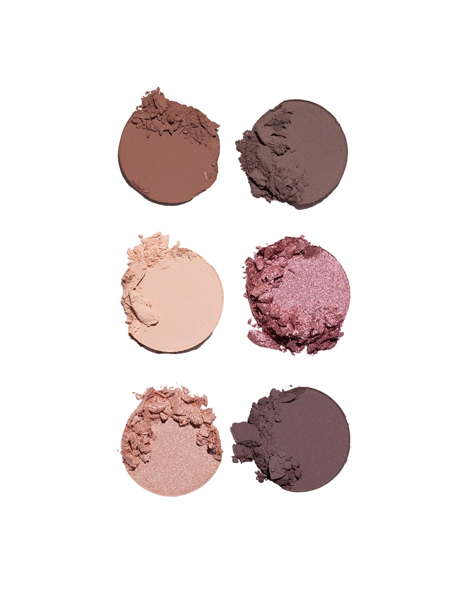 Paleta de sombras para ojos 6 tonos 8