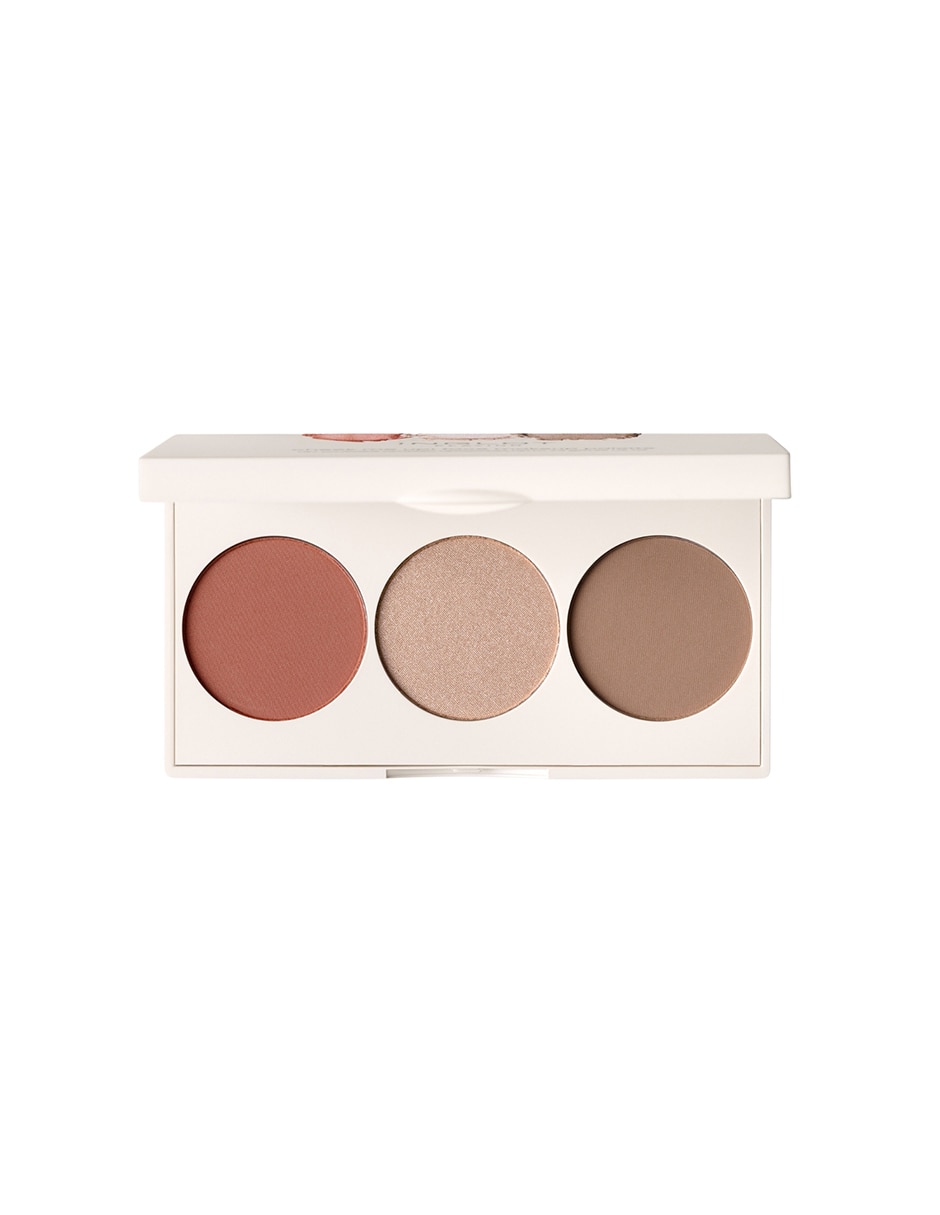 Paleta de sombras Inglot 3 tonos