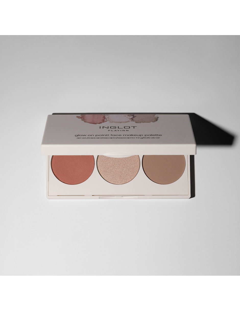 Paleta de sombras Inglot 3 tonos