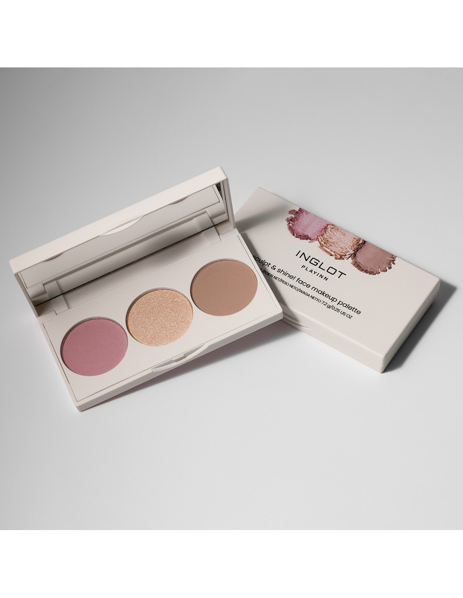 Paleta de sombras 3 tonos 3