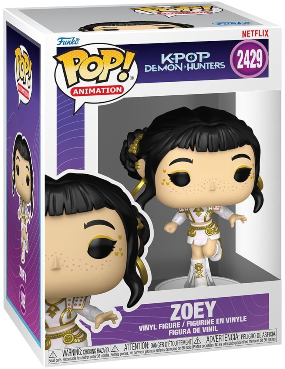 Figura de colección kpop demon hunters zoey estándar funko