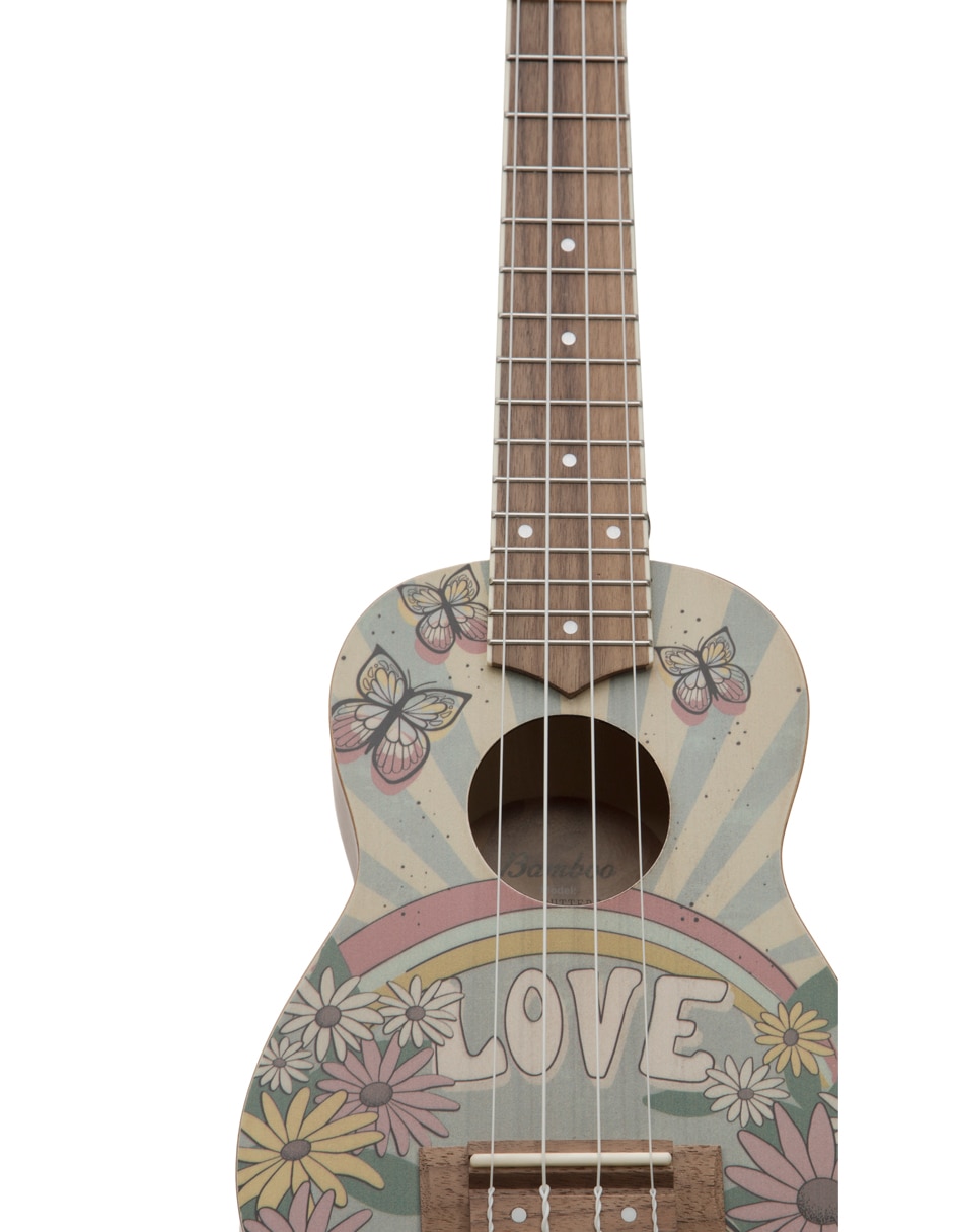 Ukelele Soprano Bamboo U-21-Butterfly de Linden