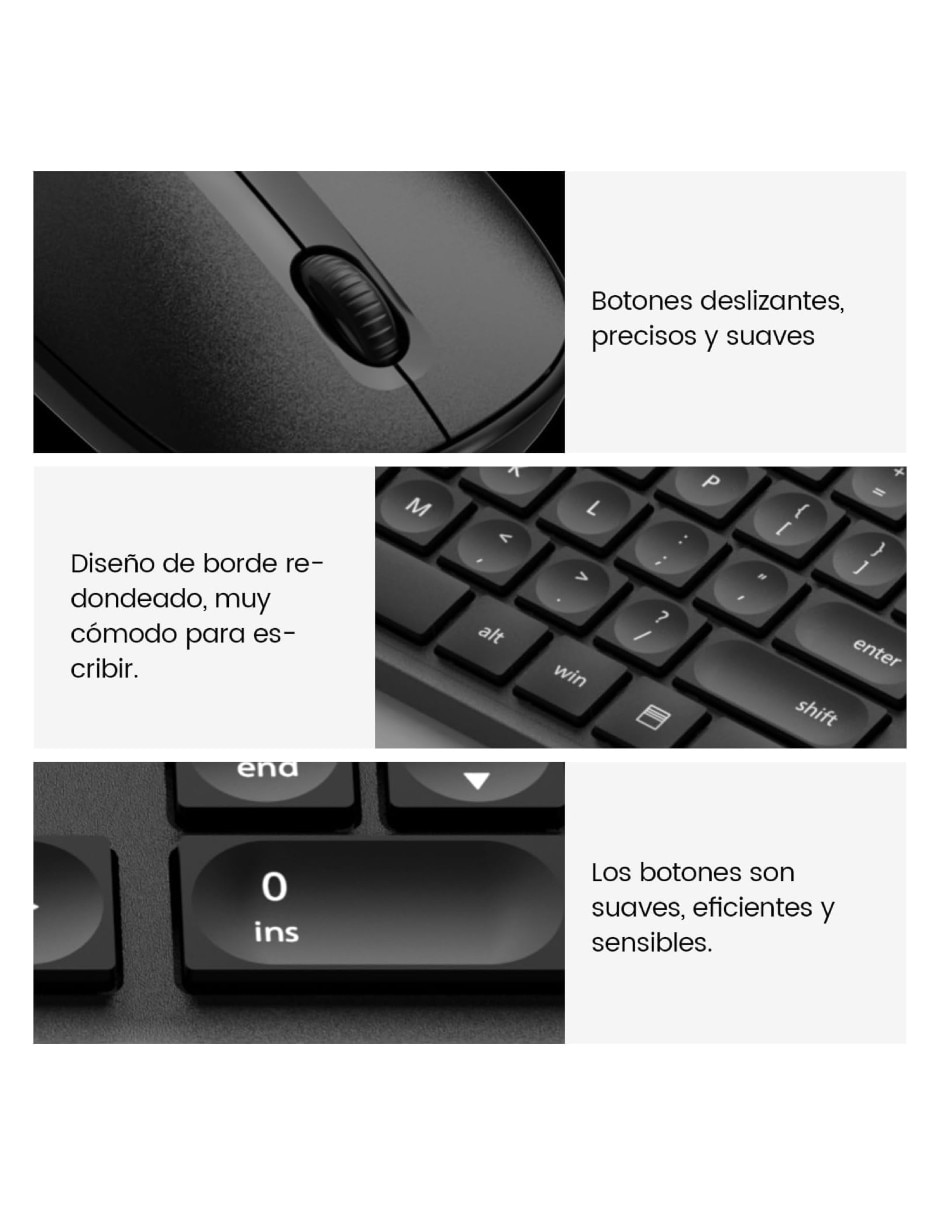 Mouse y teclado Philips SPT6318B85