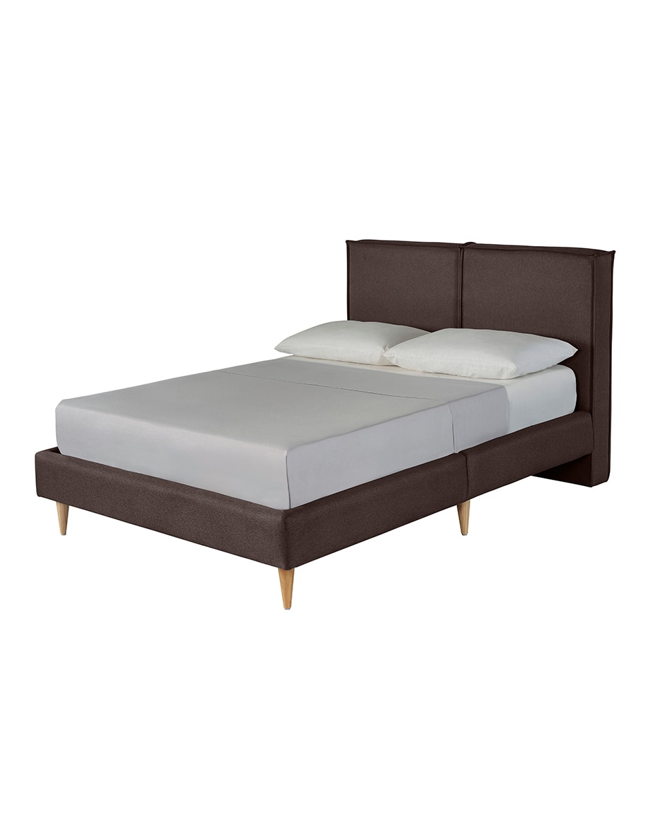 Base para cama armable matrimonial Luma Lino de madera pino Base para cama armable matrimonial Luma Lino de madera pino