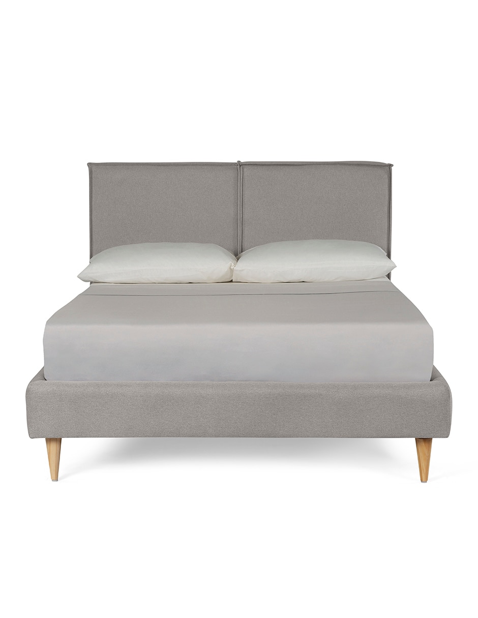 Base para cama armable matrimonial Luma Lino de madera pino 5