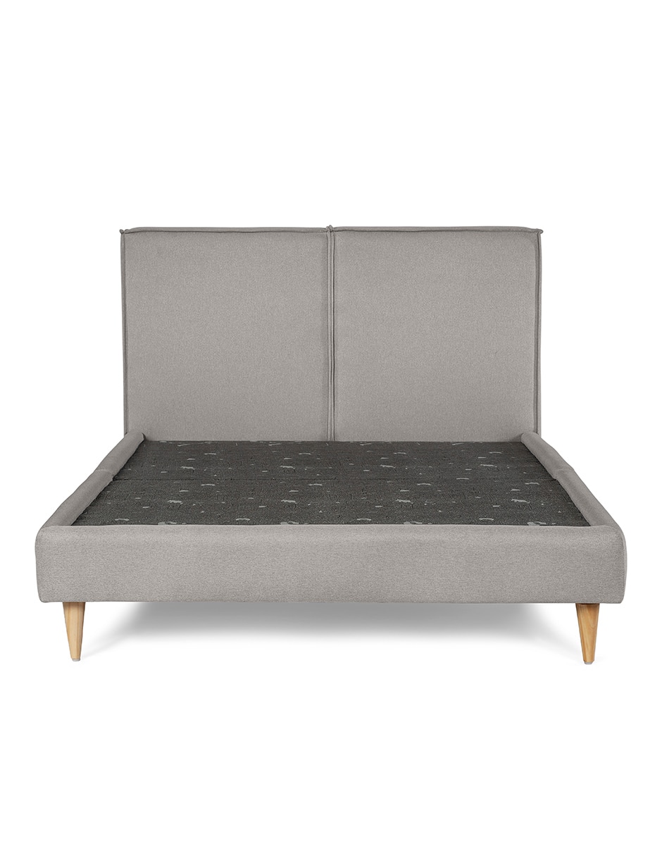 Base para cama armable matrimonial Luma Lino de madera pino 6