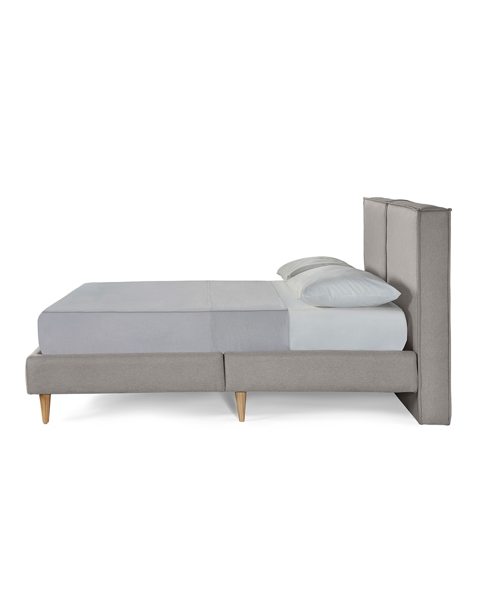 Base para cama armable matrimonial Luma Lino de madera pino 8
