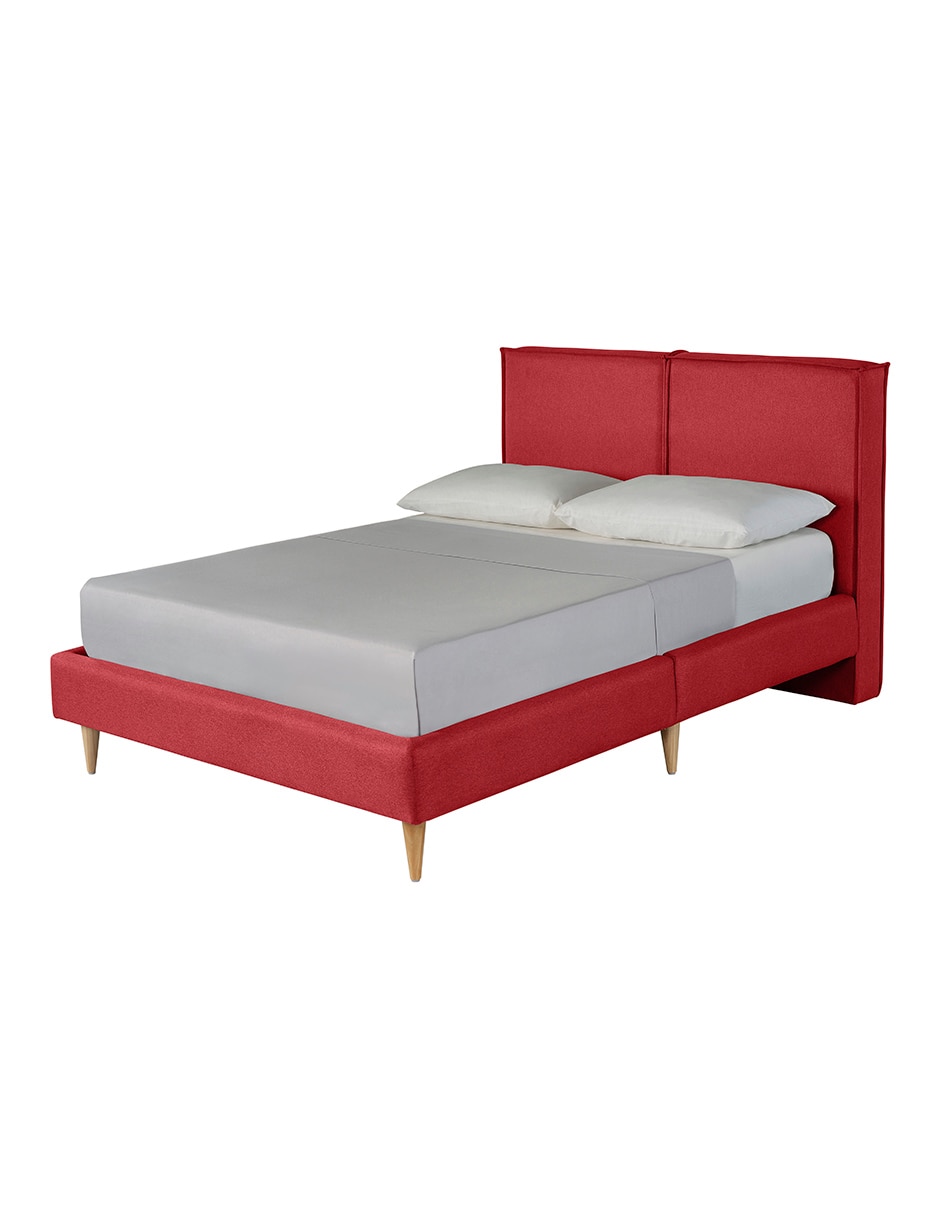 Base para cama armable matrimonial Luma Lino de madera pino Base para cama armable matrimonial Luma Lino de madera pino