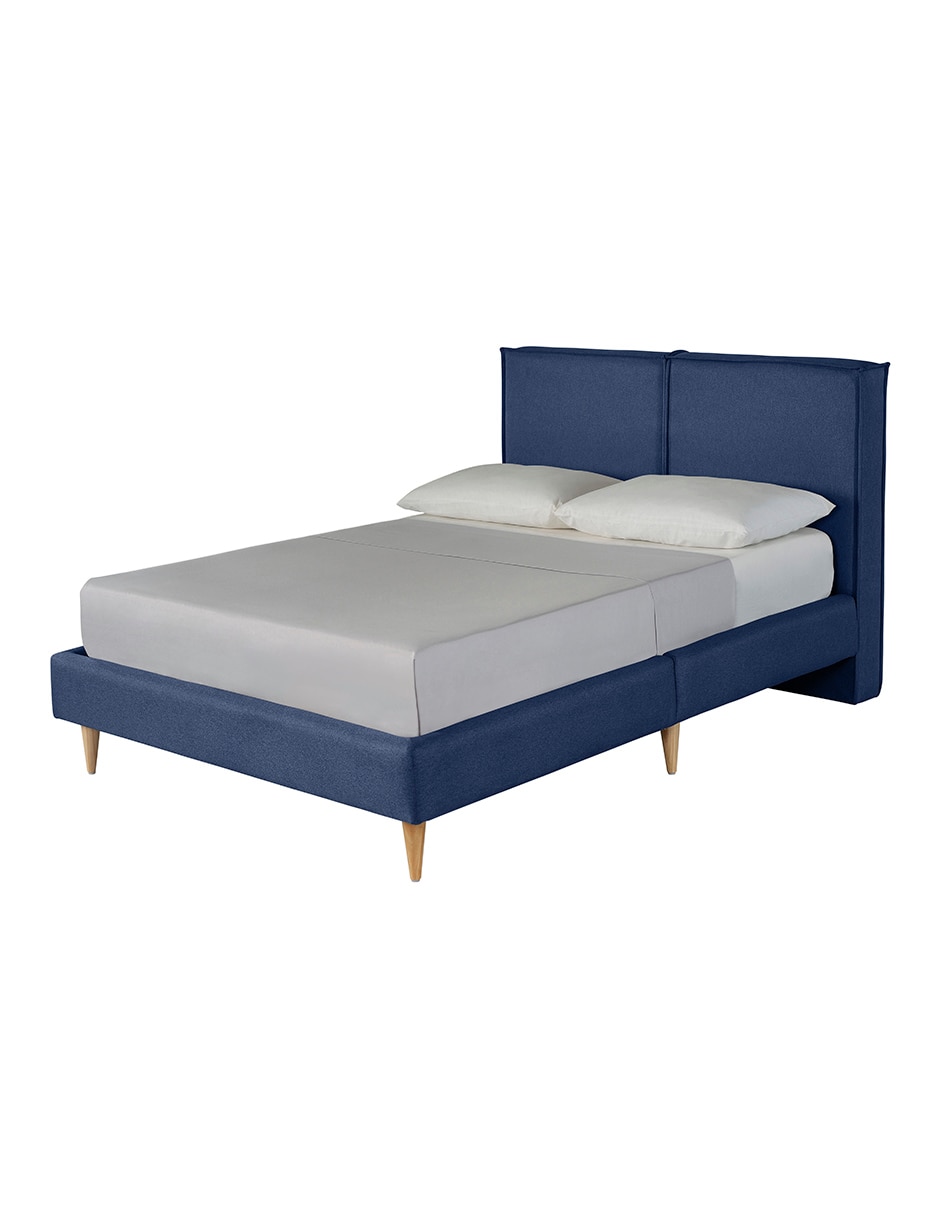 Base para cama armable matrimonial Luma Lino de madera pino Base para cama armable matrimonial Luma Lino de madera pino