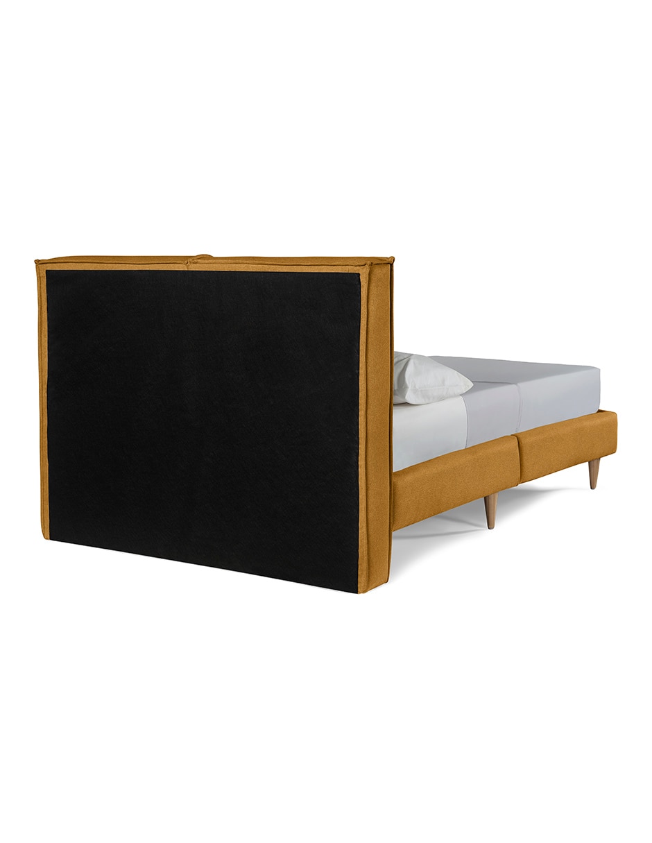 Base para cama armable matrimonial Luma Lino Makora de madera pino