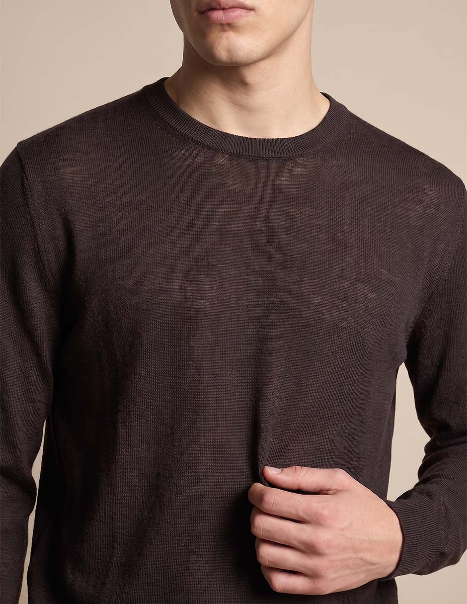 Suéter cuello redondo para hombre 3