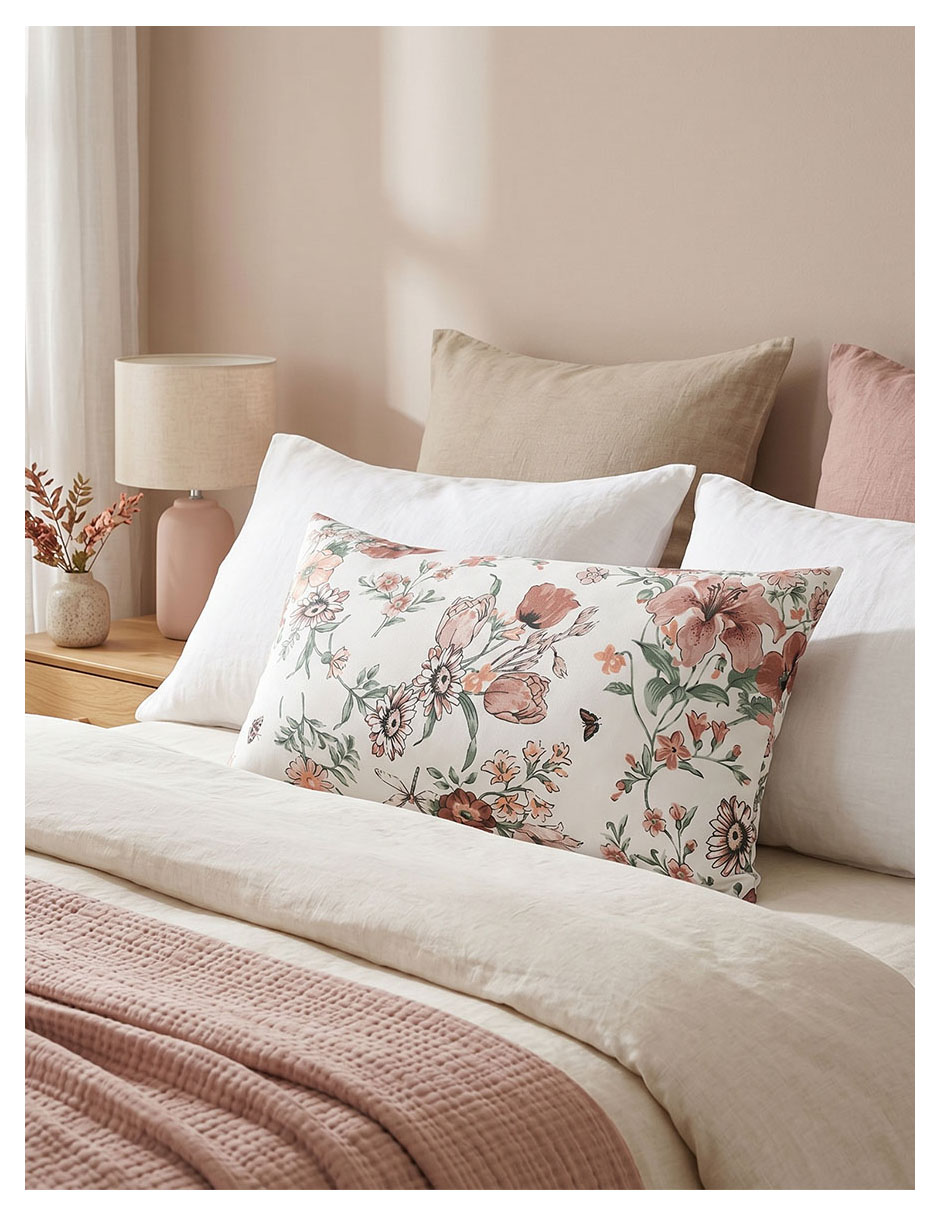Cojín Home Access Pink Summer Flor
