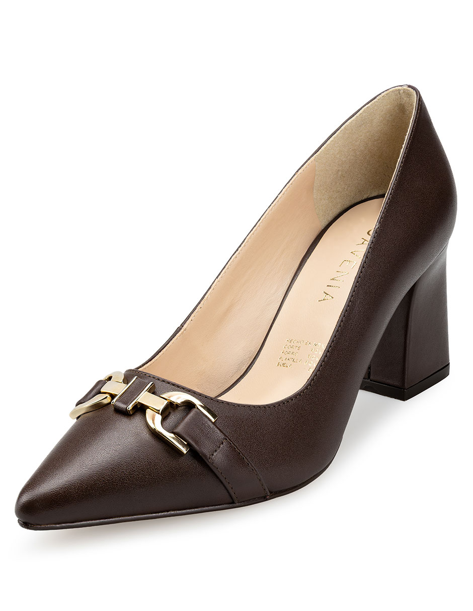 Zapatilla piel davenia