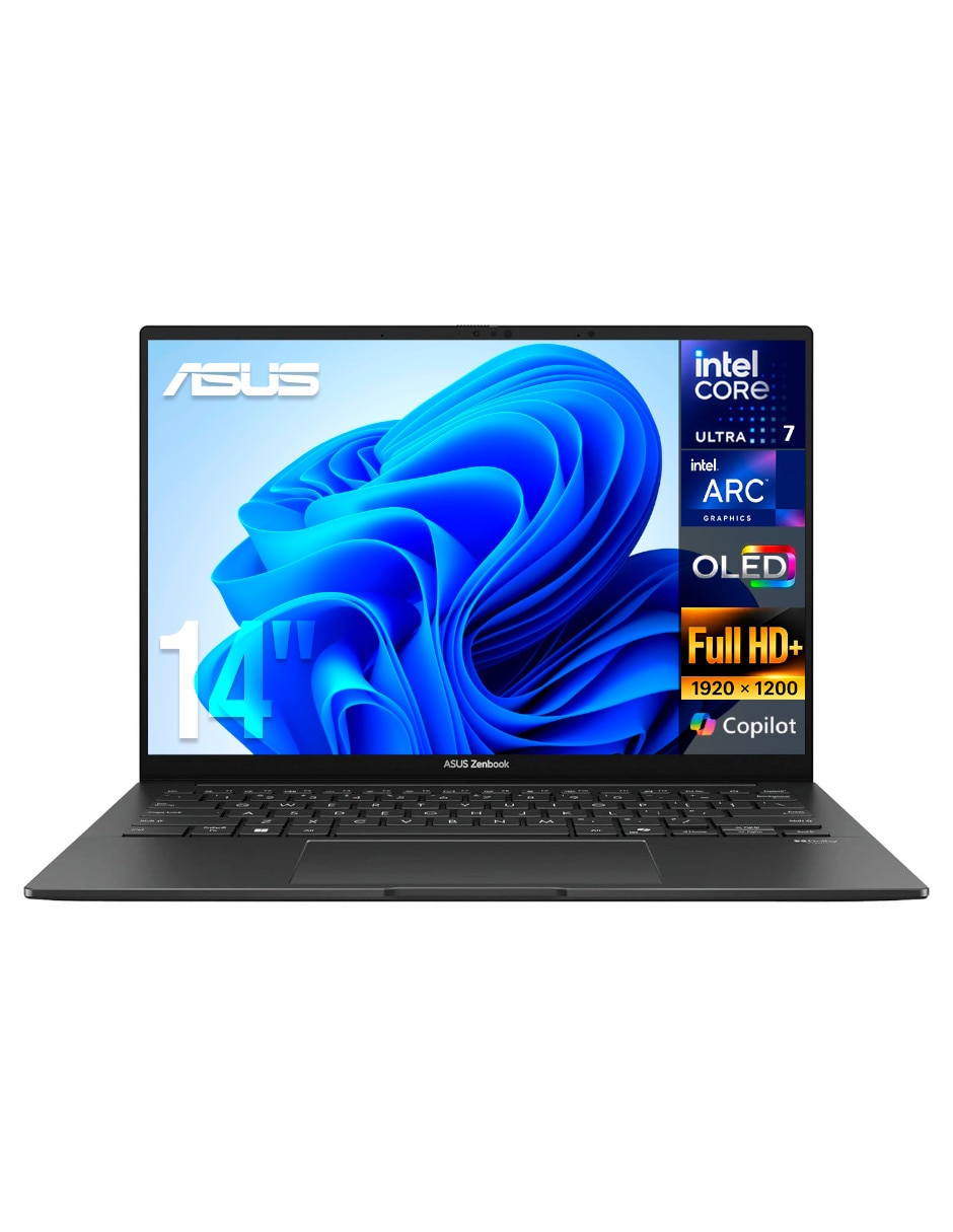Laptop touch UX3405CA-U7512 14 pulgadas WUXGA Intel core ultra 7 16 GB RAM 512 GB SSD