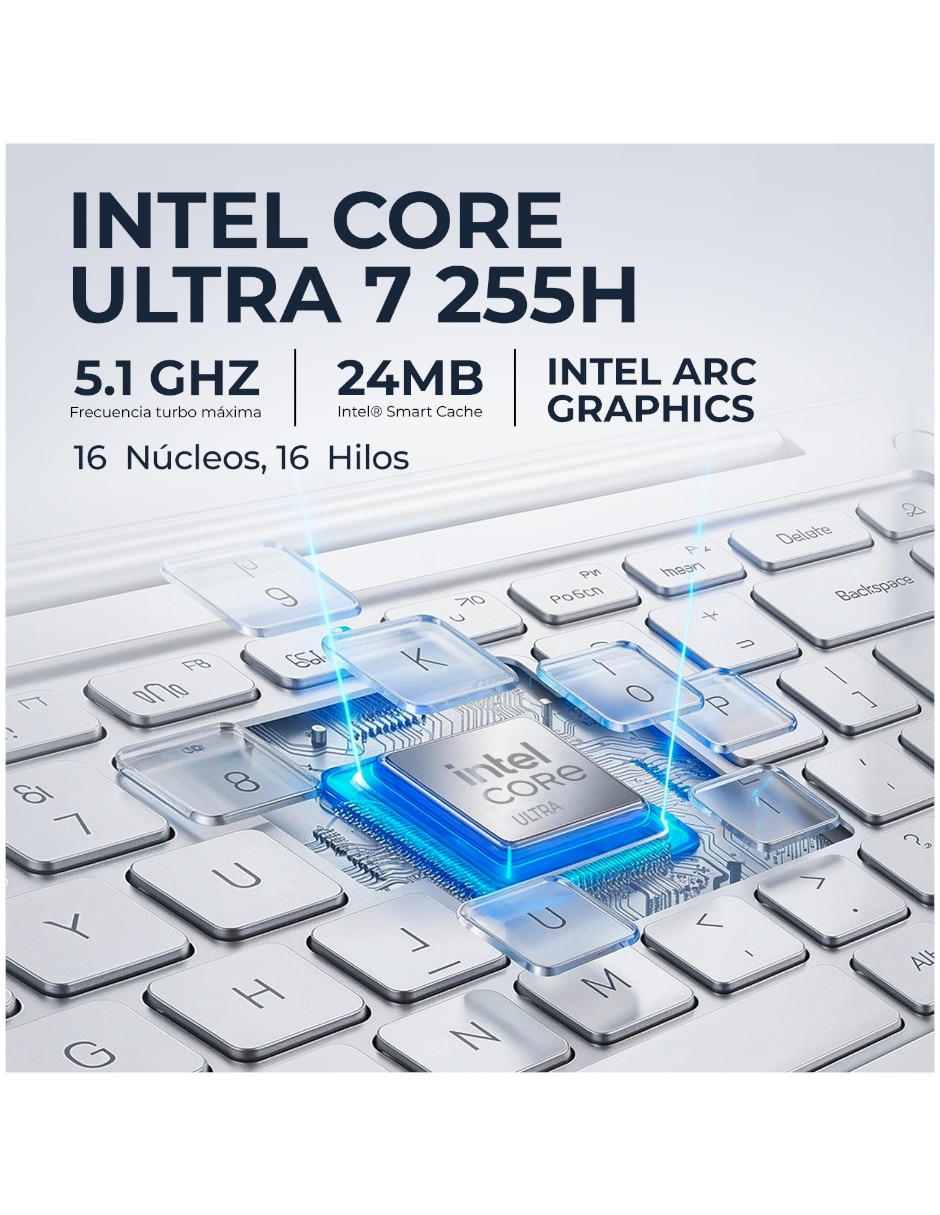 Laptop touch UX3405CA-U7512 14 pulgadas WUXGA Intel core ultra 7 16 GB RAM 512 GB SSD 7