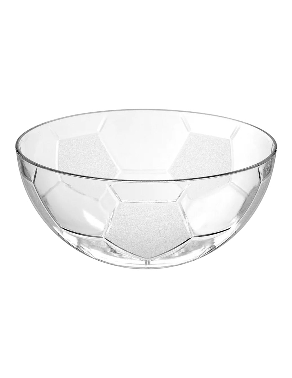 Bowl Fútbol de vidrio