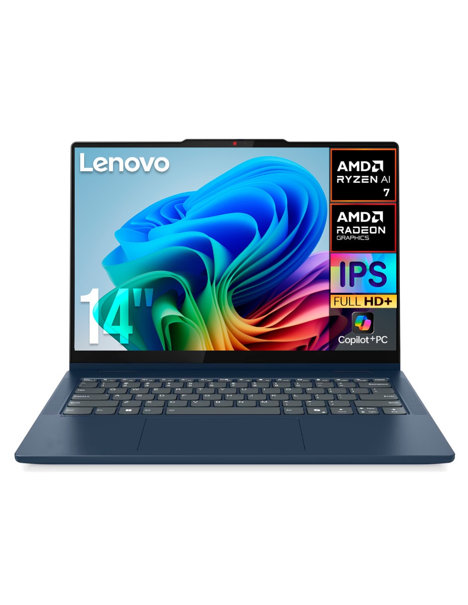Laptop 2 en 1 touch 83KT001YUS 14 pulgadas WUXGA AMD Ryzen AI 7 350 16 GB RAM 1 TB SSD