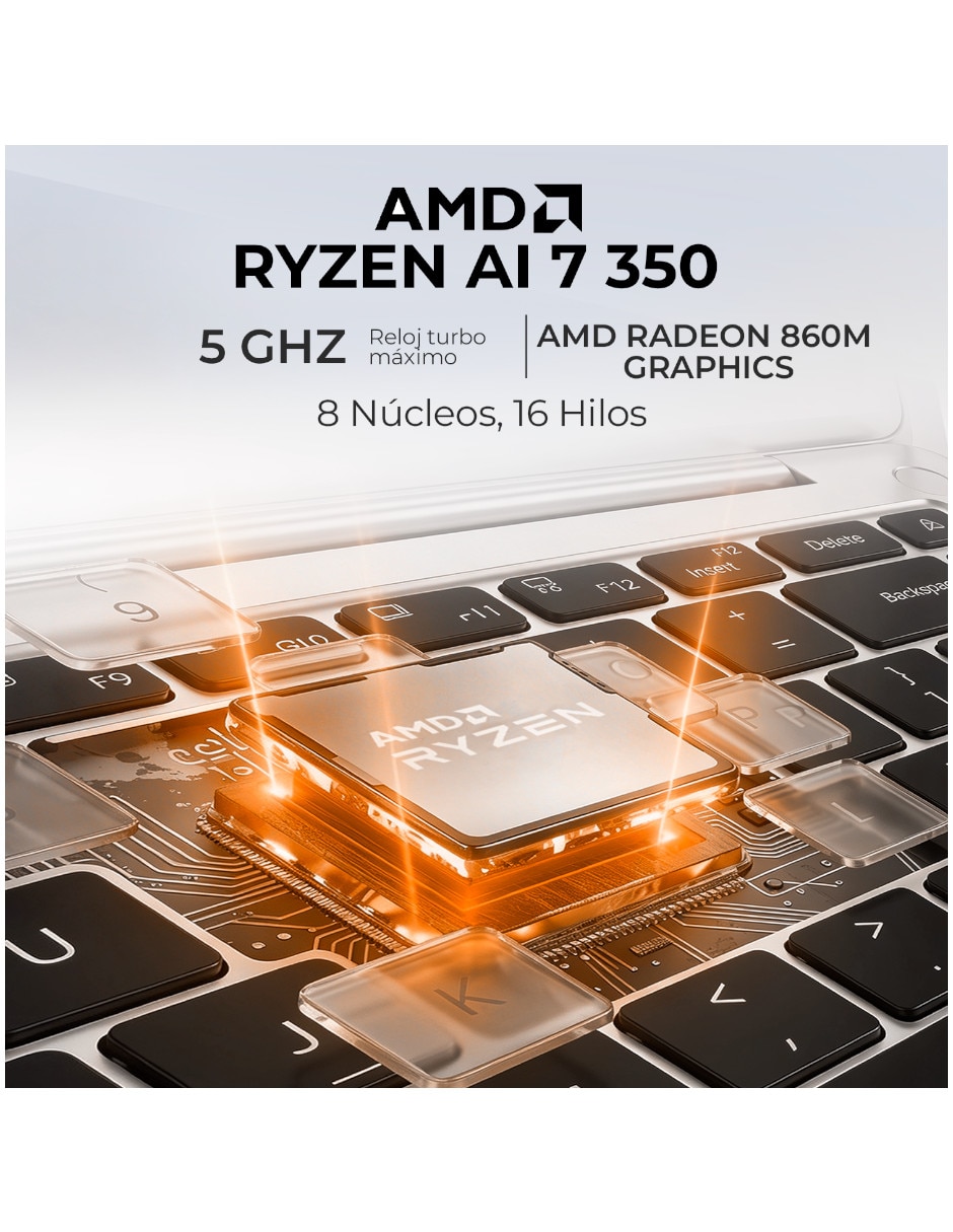 Laptop 2 en 1 touch 83KT001YUS 14 pulgadas WUXGA AMD Ryzen AI 7 350 16 GB RAM 1 TB SSD 7