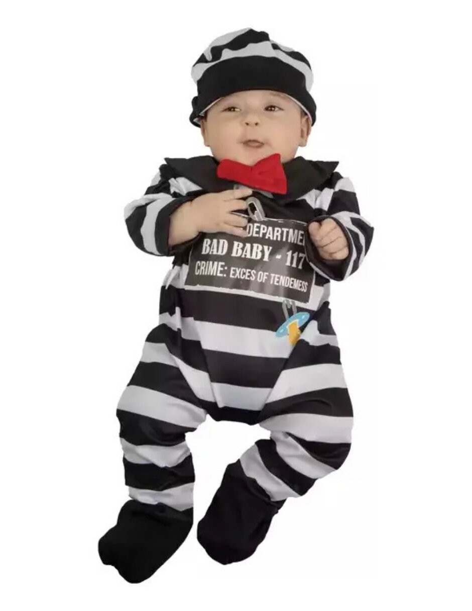 Disfraz Ghoulish Productions bebé prisionero The Bad Guys para niño